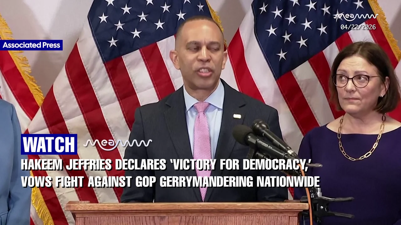 “Victory for Democracy?” Jeffries Vows “Maximum Warfare” After Virginia Gerrymandering Win