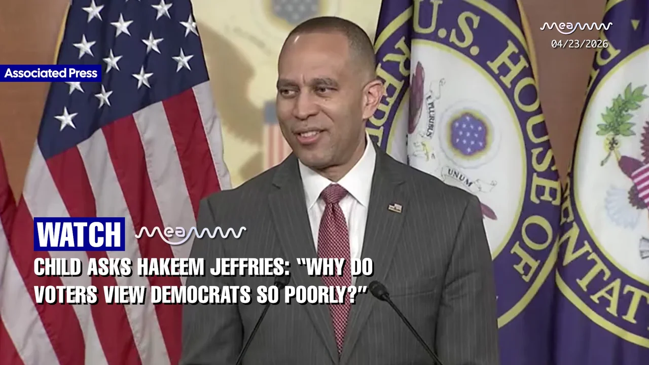 Child Asks Hakeem Jeffries: “Why Do Voters View Democrats So Poorly?”