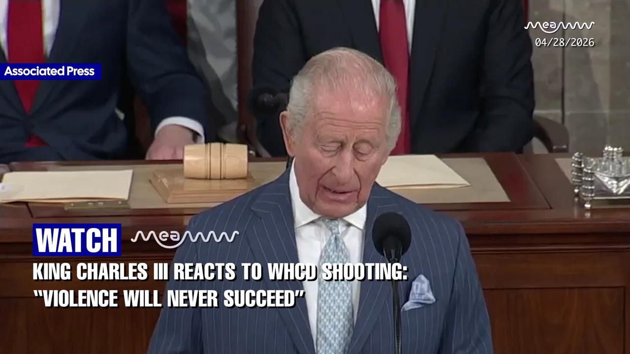 “Violence Will Never Succeed” - King Charles III Reacts to WHCD Shooting