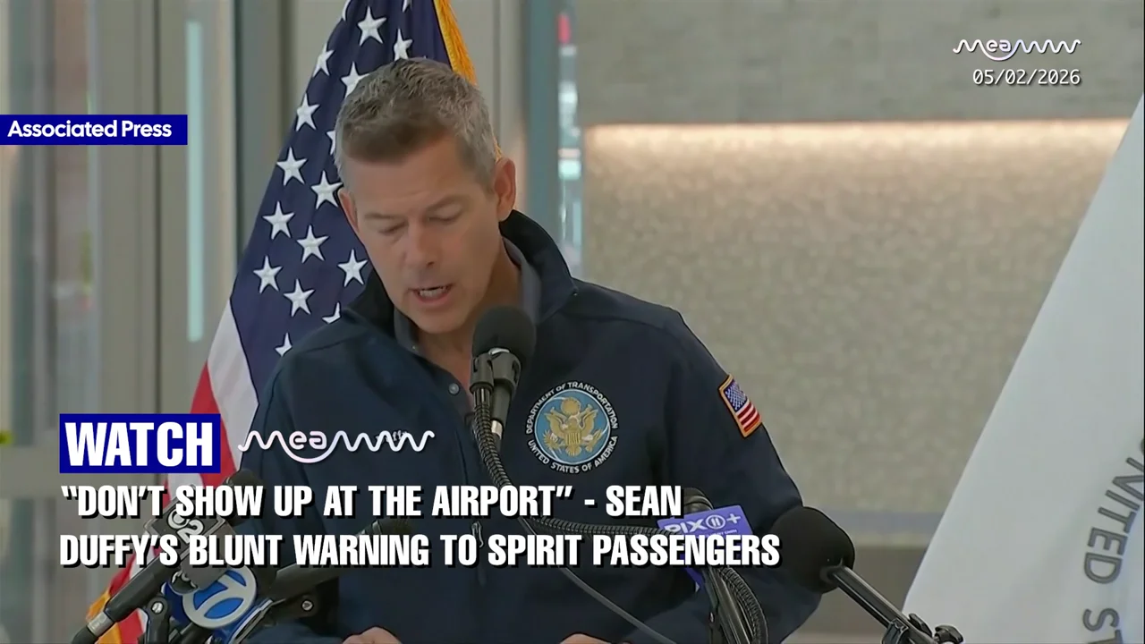 “Don’t Show Up at the Airport” - Sean Duffy’s Blunt Warning to Spirit Passengers