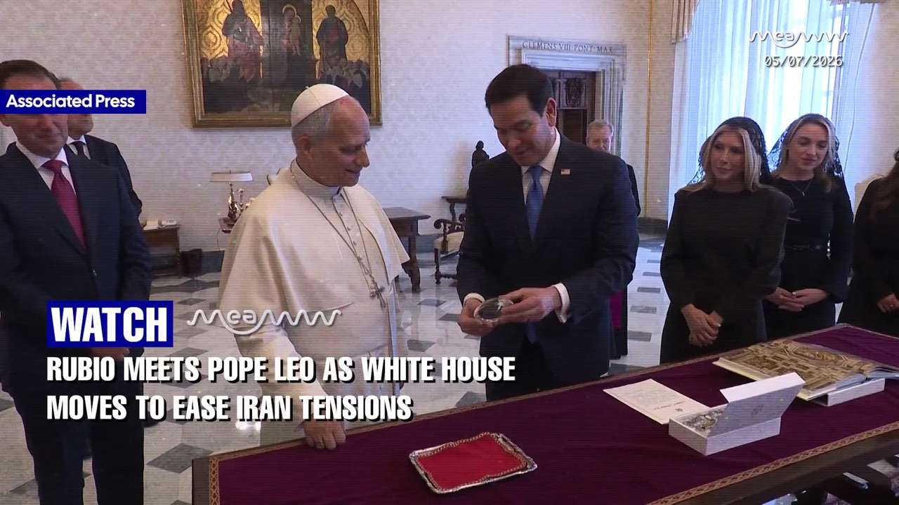 Rubio Meets Pope Leo as White House Moves to Ease Iran Tensions