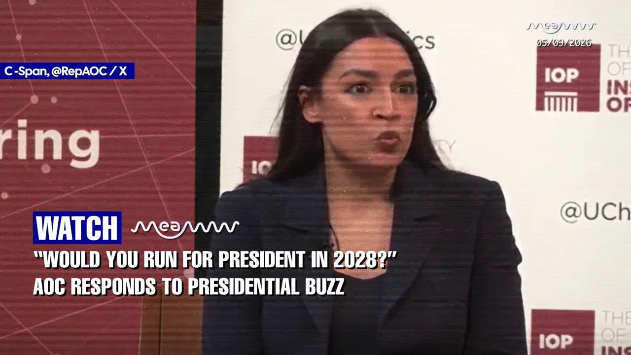 “Would You Run for President in 2028?” AOC Responds to Presidential Buzz