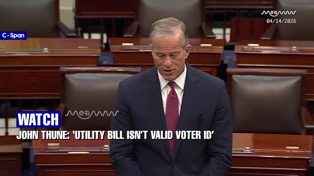 John Thune: ‘Utility Bill Isn’t Valid Voter ID’