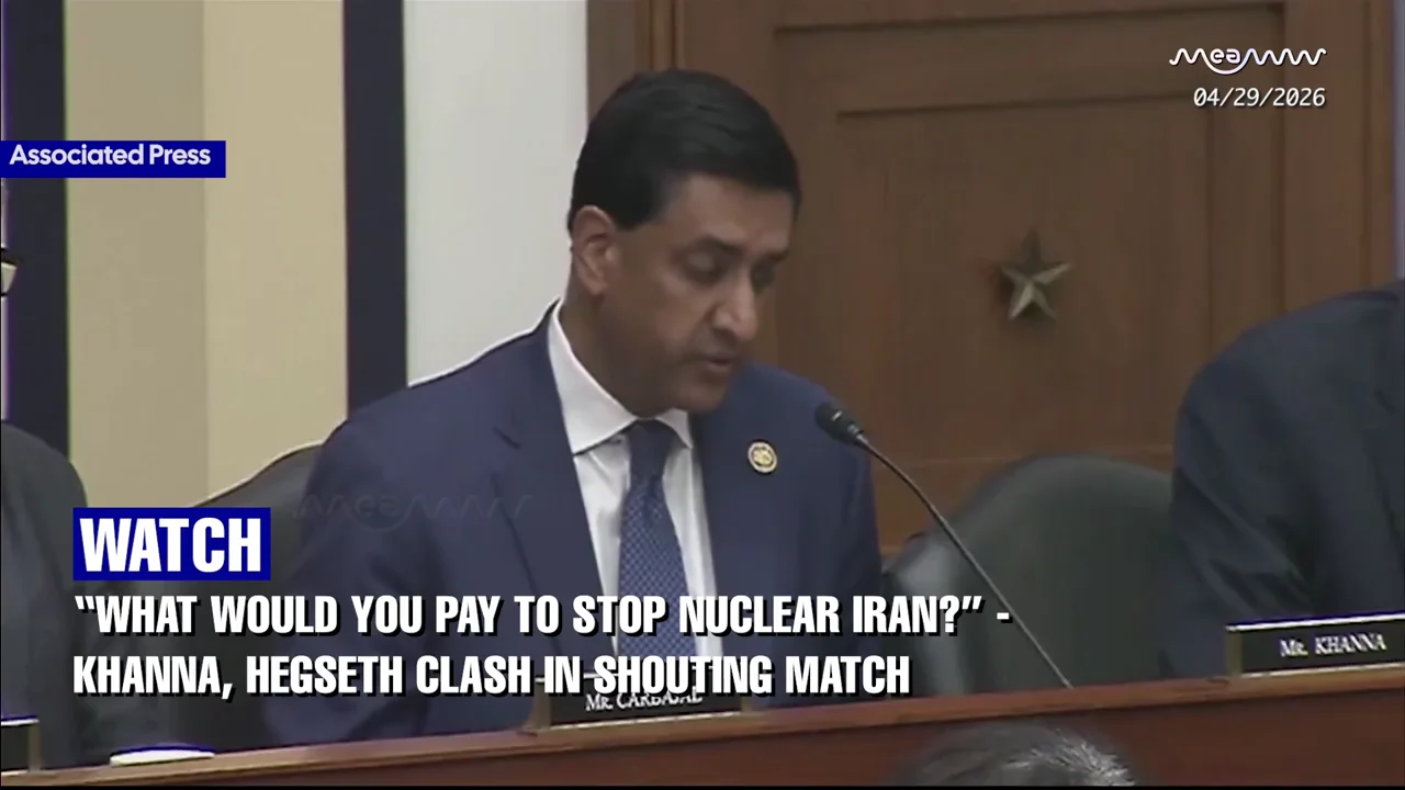 “What Would You Pay to Stop Nuclear Iran?” — Khanna, Hegseth Clash in Shouting Match