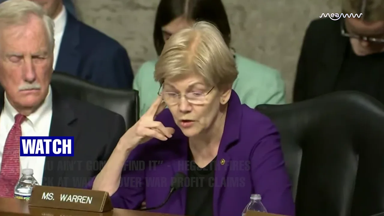 “You Ain’t Gonna Find It” -  Hegseth Fires Back at Warren Over War Profit Claims
