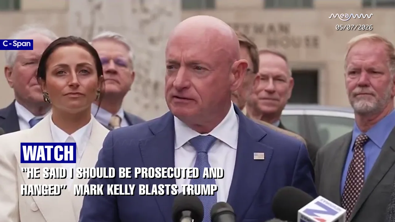 “He Said I Should Be Prosecuted and Hanged” Mark Kelly Blasts Trump