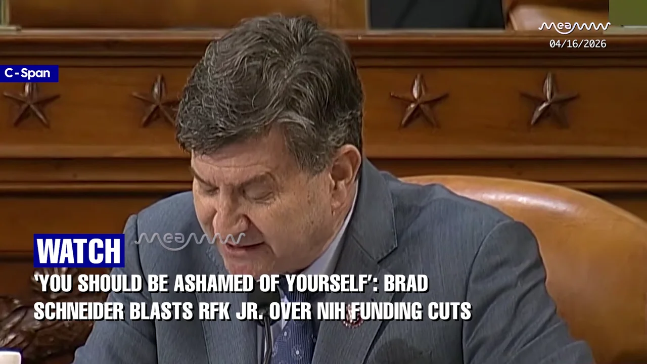 ‘You Should Be Ashamed of Yourself’: Brad Schneider Blasts RFK Jr. Over NIH Funding Cuts