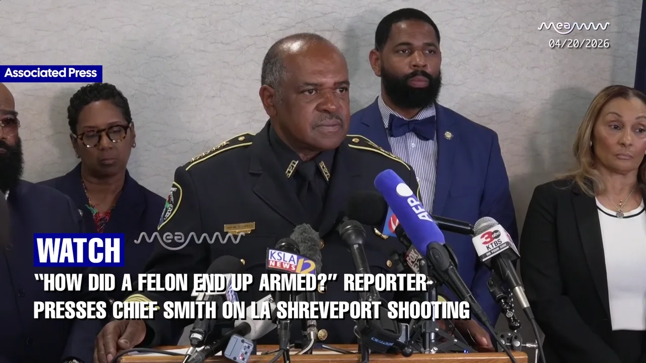 “How Did a Felon End Up Armed?” Reporter Presses Chief Smith on LA Shreveport Shooting