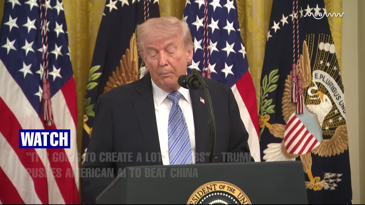“It’s Going to Create a Lot of Jobs” — Trump Pushes American AI to Beat China