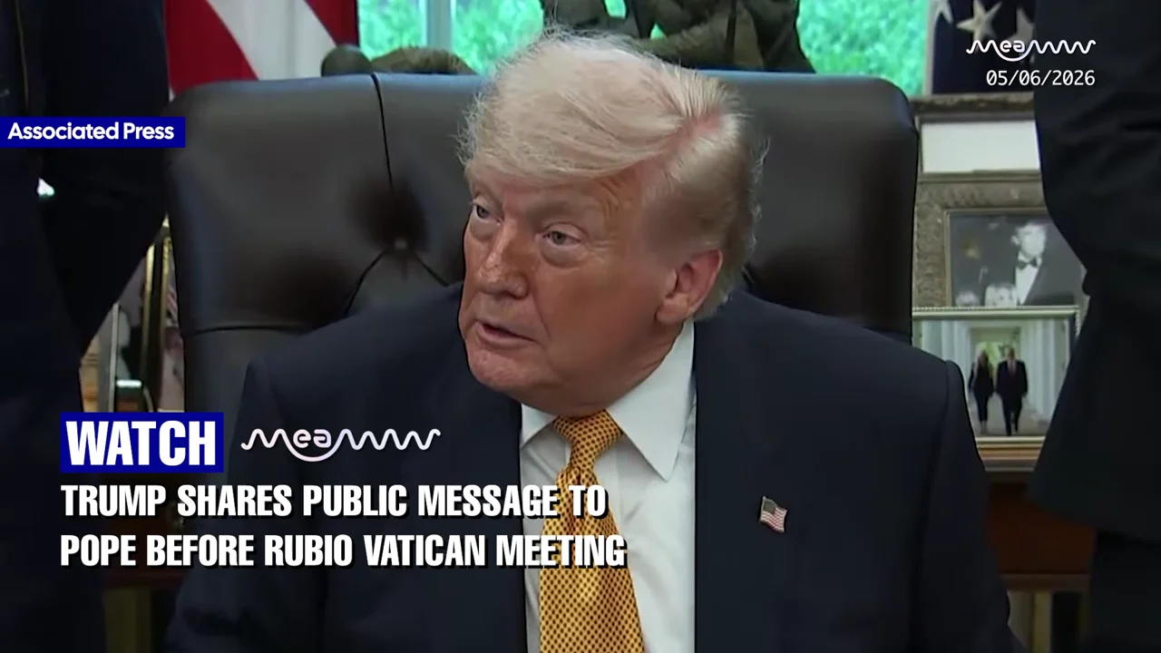Trump Shares Public Message to Pope Before Rubio Vatican Meeting