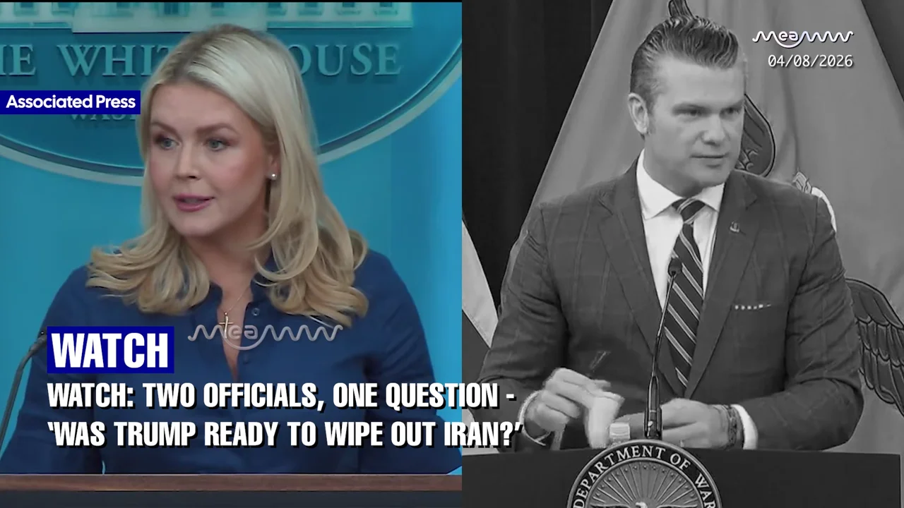 WATCH: Two Officials, One Question - ‘Was Trump Ready to Wipe Out Iran?’