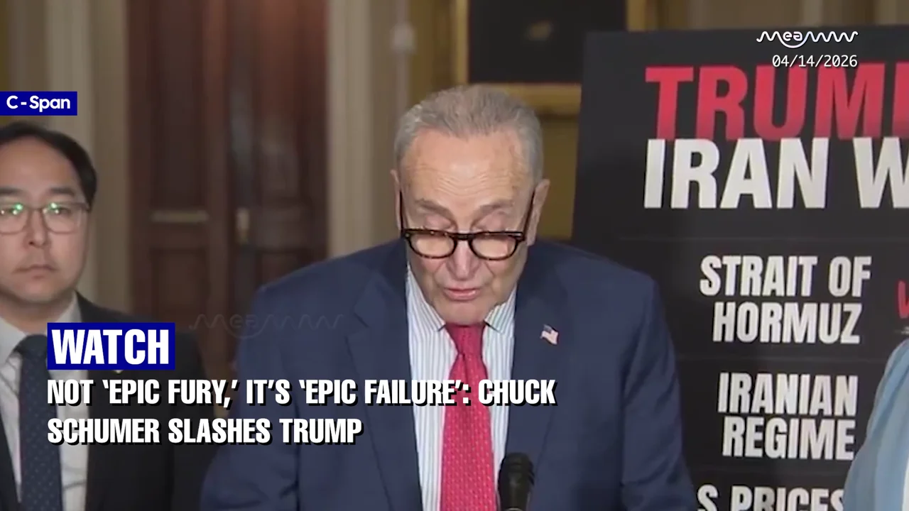 Chuck Schumer Slashes Trump: Not ‘Epic Fury,’ It’s ‘Epic Failure’