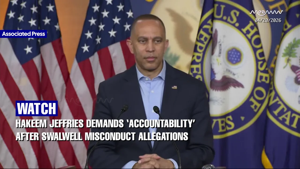 Hakeem Jeffries Demands ‘Accountability’ After Swalwell Misconduct Allegations