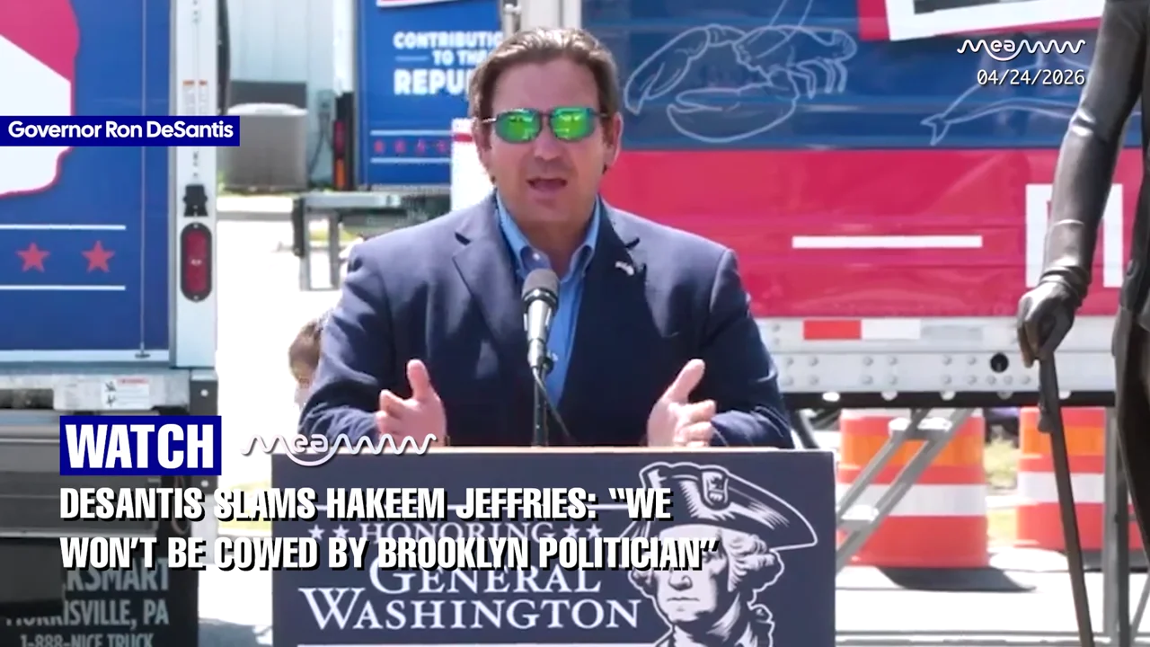“We Won’t Be Cowed by Brooklyn Politician”: DeSantis Slams Hakeem Jeffries
