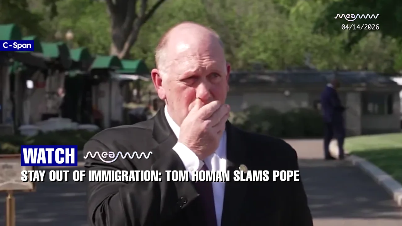 Stay Out of Immigration: Tom Homan Slams Pope