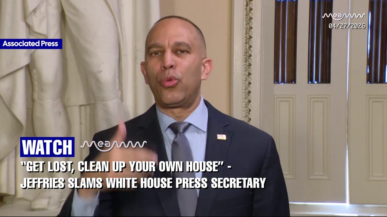 “Get Lost, Clean Up Your Own House”-Jeffries Slams White House Press Secretary