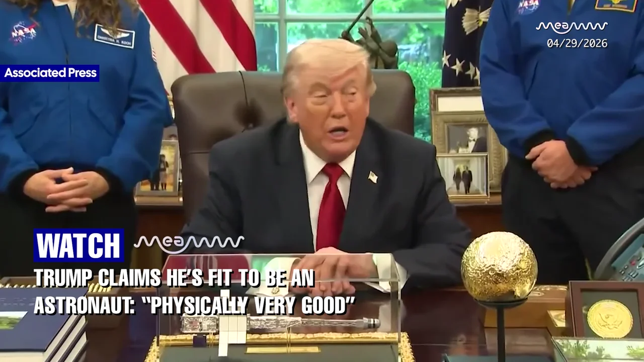 Trump Claims He’s Fit to Be an Astronaut: “Physically Very Good”