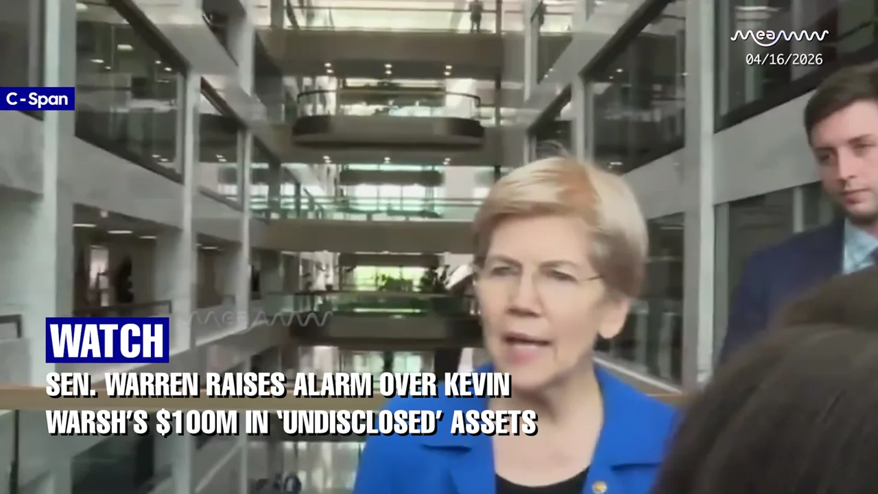 Sen. Warren Raises Alarm Over Kevin Warsh’s $100M in ‘Undisclosed’ Assets
