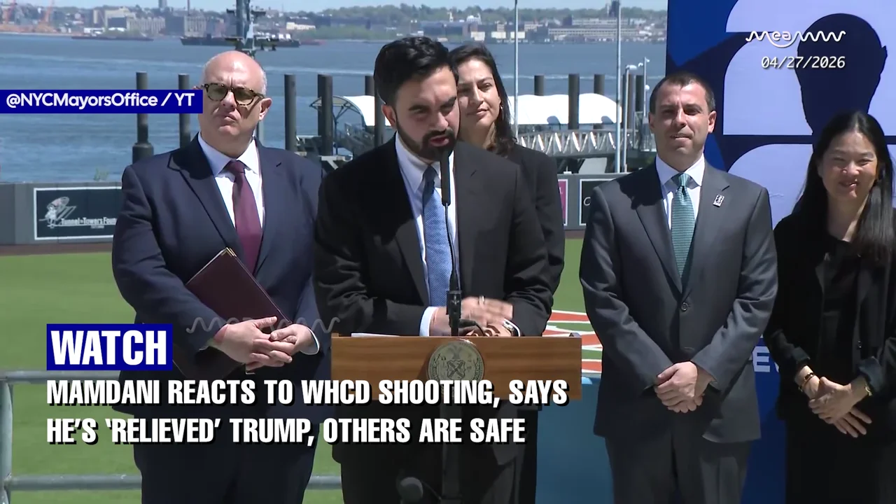 Mamdani Reacts to WHCD Shooting, Says He’s ‘Relieved’ Trump, Others Are Safe