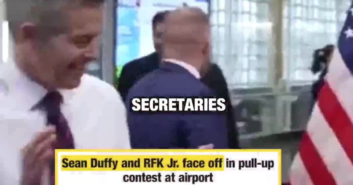 Sean Duffy and RFK Jr. face off in pull-up contest at airport - MEAWW News