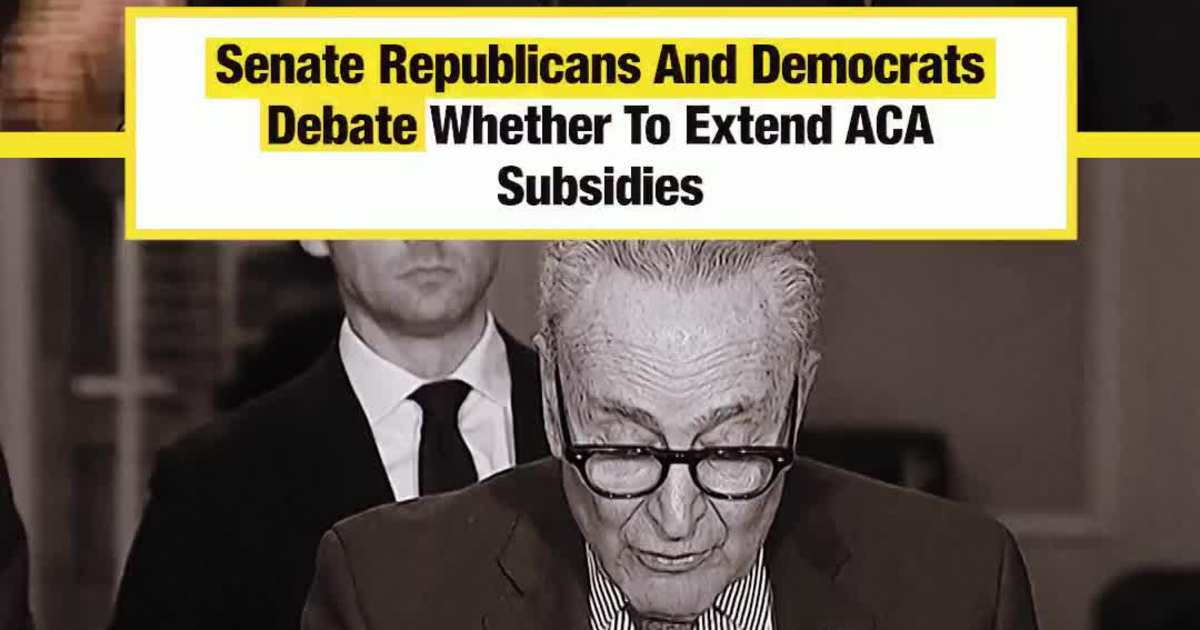 Senate Republicans And Democrats Debate Whether To Extend ACA Subsidies