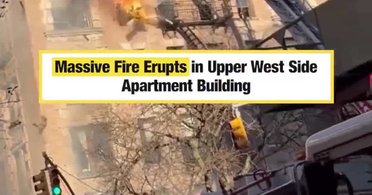 Massive Fire Erupts in Upper West Side Apartment Building - MEAWW News