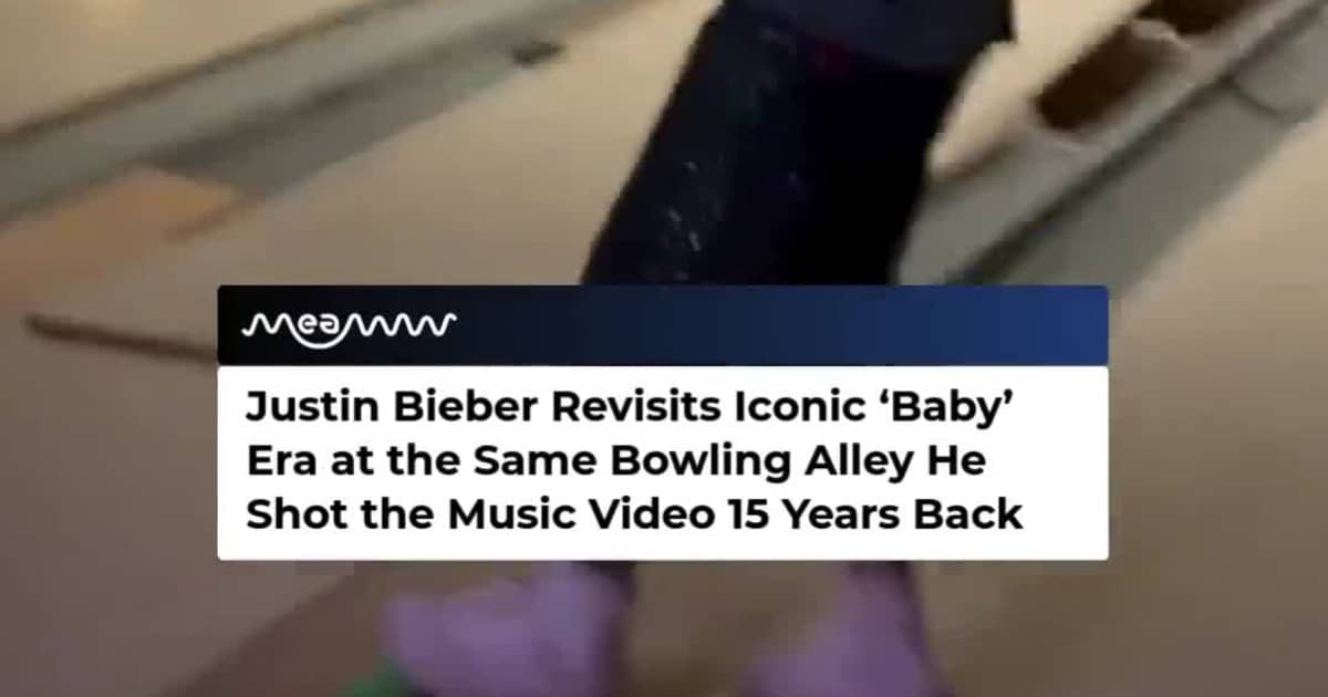 Justin Bieber Returns to 'Baby' Bowling Alley