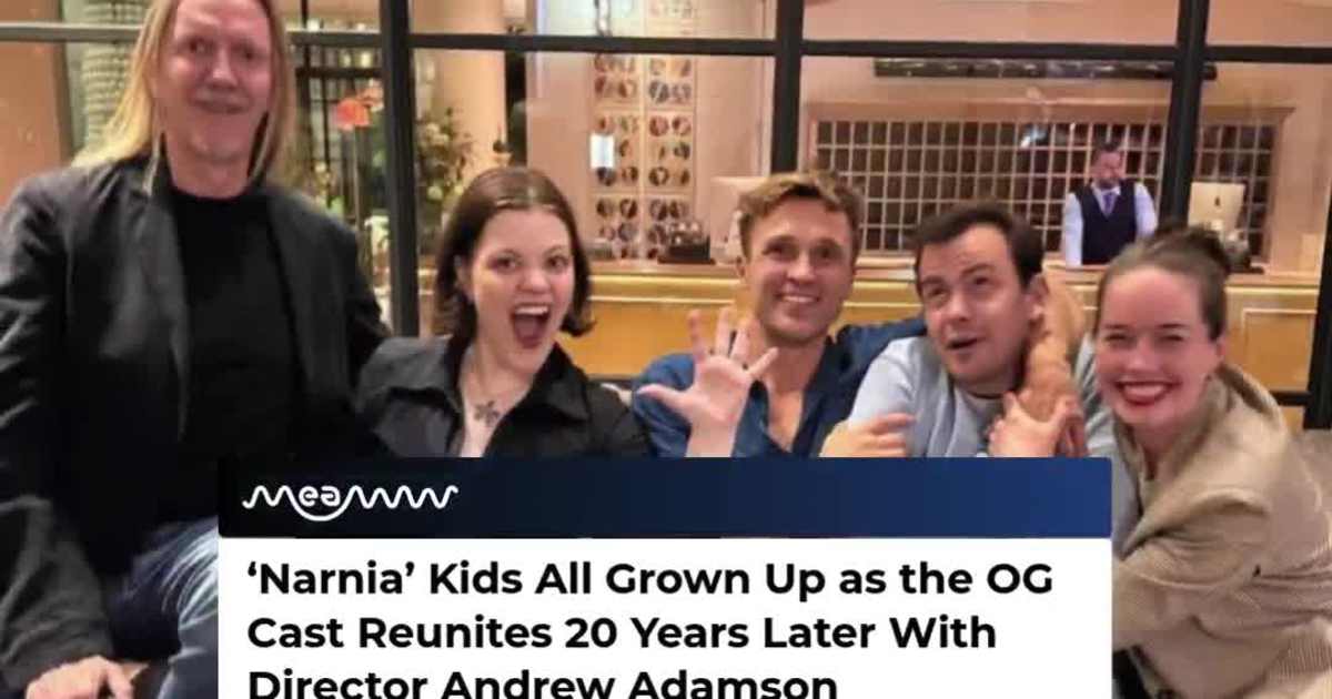 Narnia Cast Reunites 20 Years Later and It's Pure Nostalgia - MEAWW News