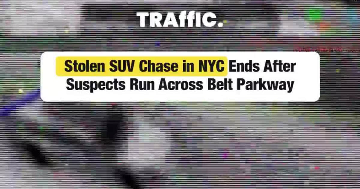 Stolen SUV Chase in NYC Ends After Suspects Run Across Belt Parkway ...