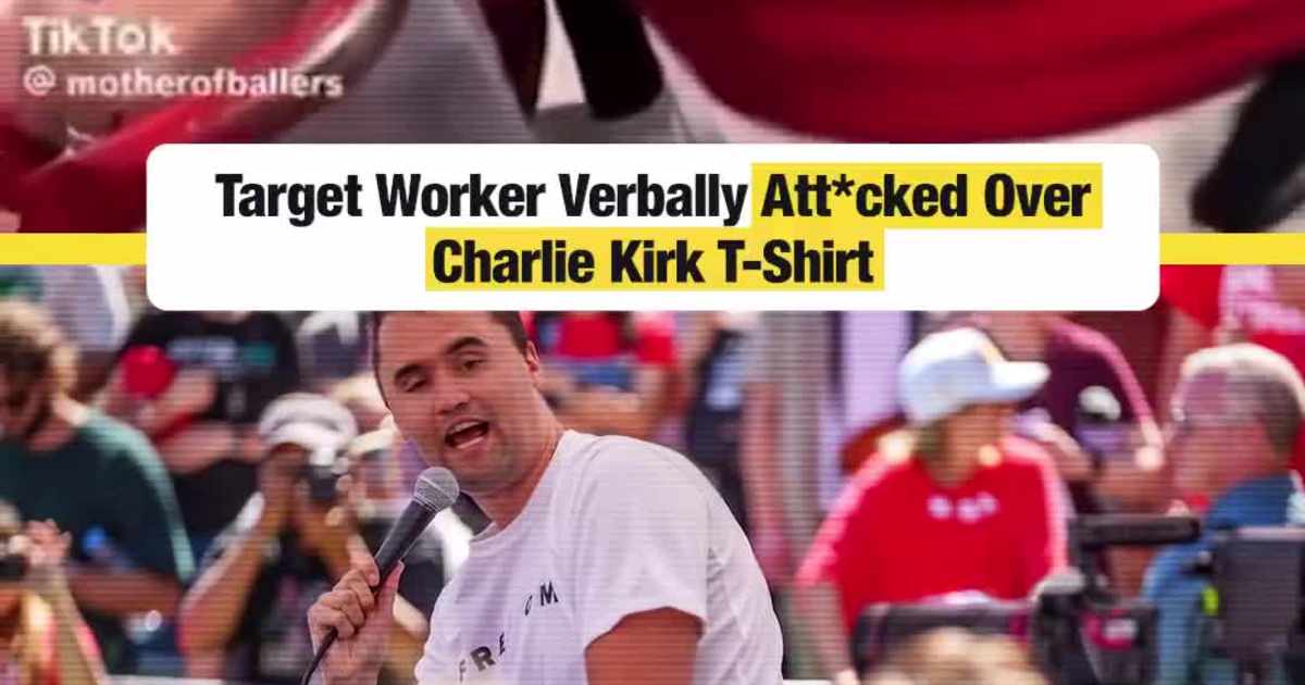 Target Worker Verbally A**acked Over Charlie Kirk T-Shirt