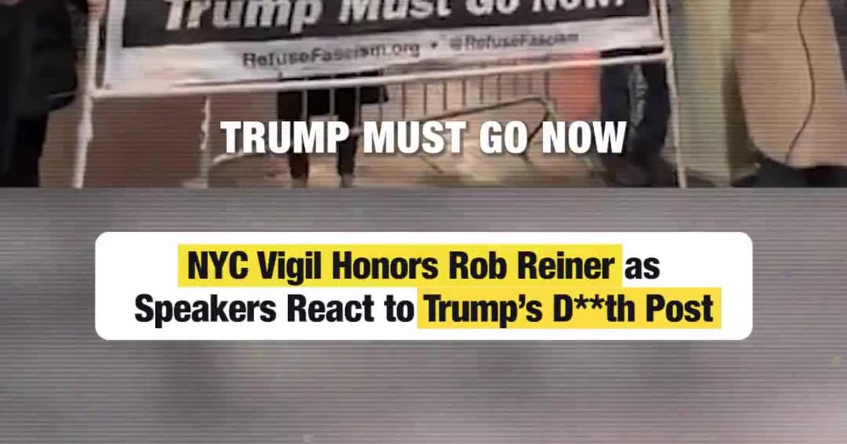 Treasury Secretary Scott Bessent Fires Back After CODEPINK Disrupts His Dinner Over Sanctions