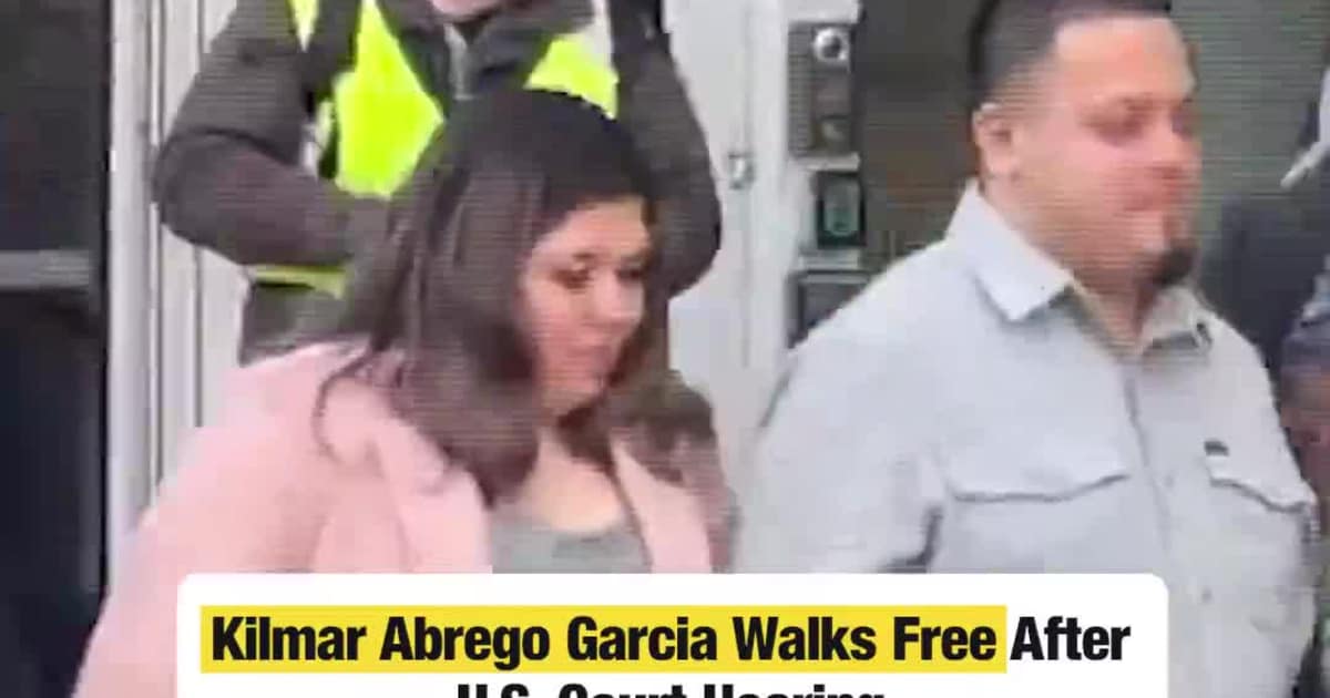 Kilmar Abrego Garcia Walks Free After U.S. Court Hearing