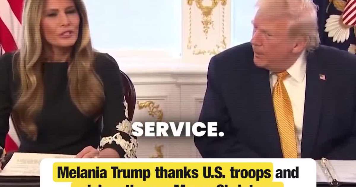 Melania Trump Thanks U.S. Troops, Sends Christmas Message to Service Members