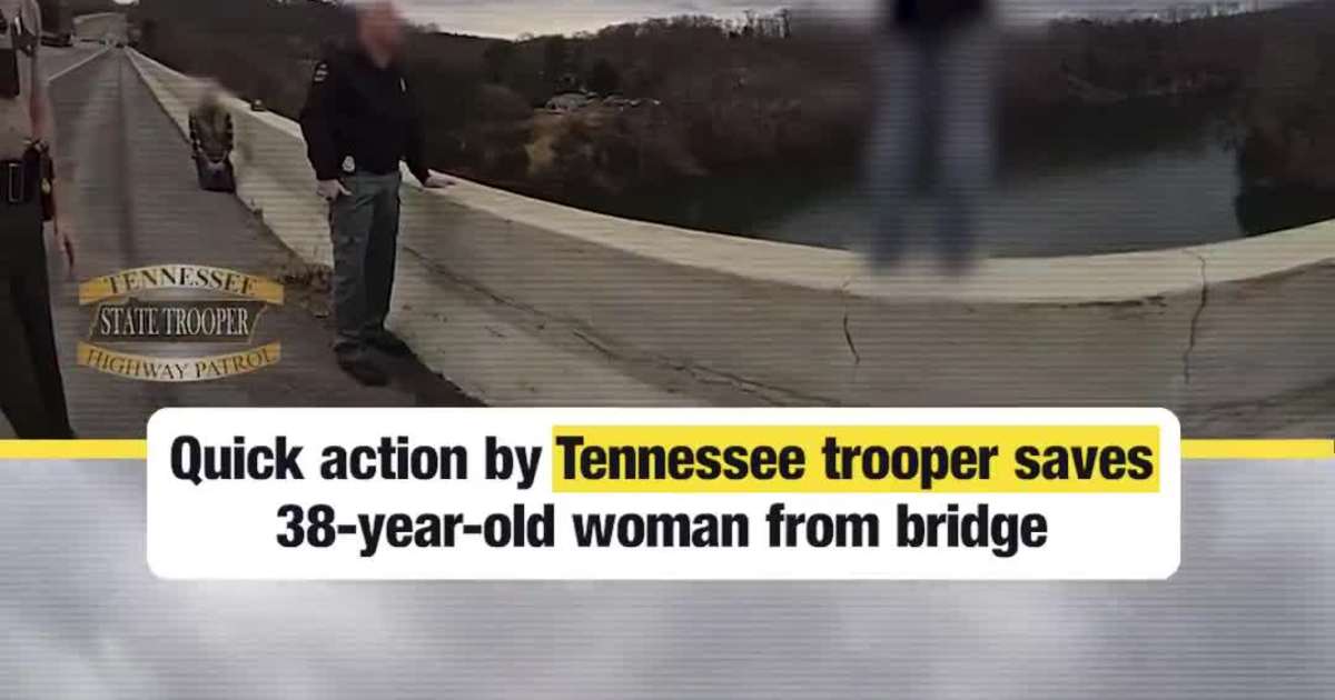 Quick action by Tennessee trooper saves 38-year-old woman from bridge
