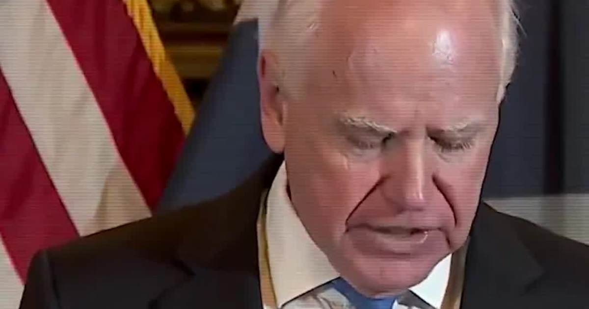 Tim Walz criticizes Donald Trump after announcing he will not seek re-election