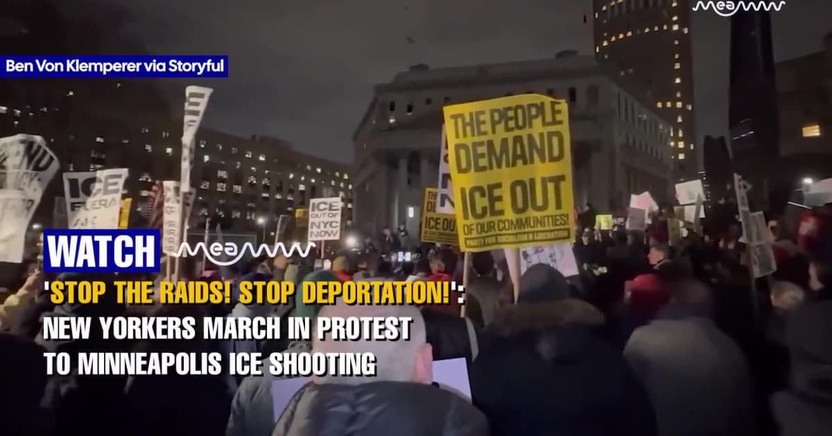 NYC Protest After Fatal ICE Shooting Sparks Clash Between DHS and Minneapolis Mayor