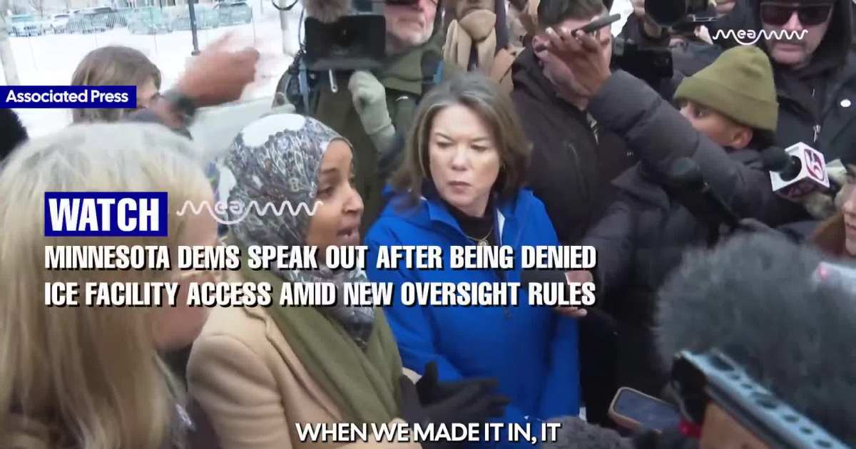 Minnesota Democrats Say They Were Denied Access to ICE Facility Amid New Oversight Rules