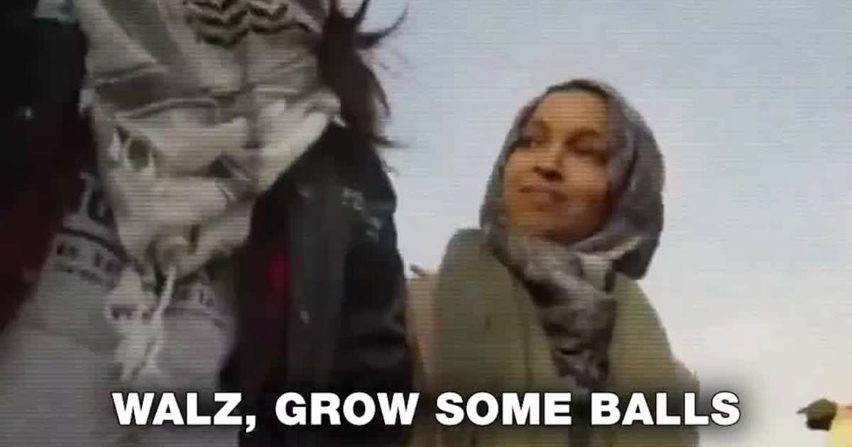 Awkward Moment: Protester Rips Walz and Frey as Ilhan Omar Looks Uncomfortable Leading Thousands Through Minneapolis Anti-ICE March