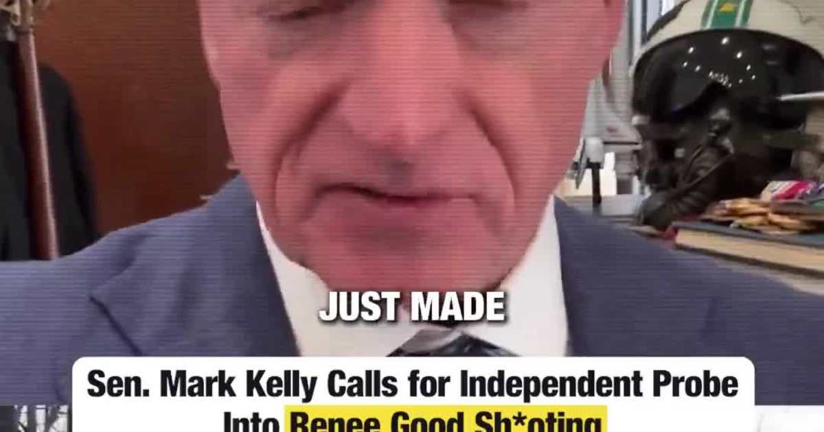 Sen. Mark Kelly Calls for Independent Probe Into Renee Good Shooting