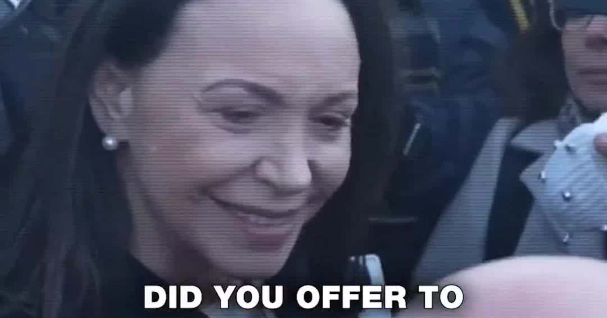 Venezuelan Opposition Leader María Corina Machado Says She Presented President Trump With the Nobel Peace Prize Medal