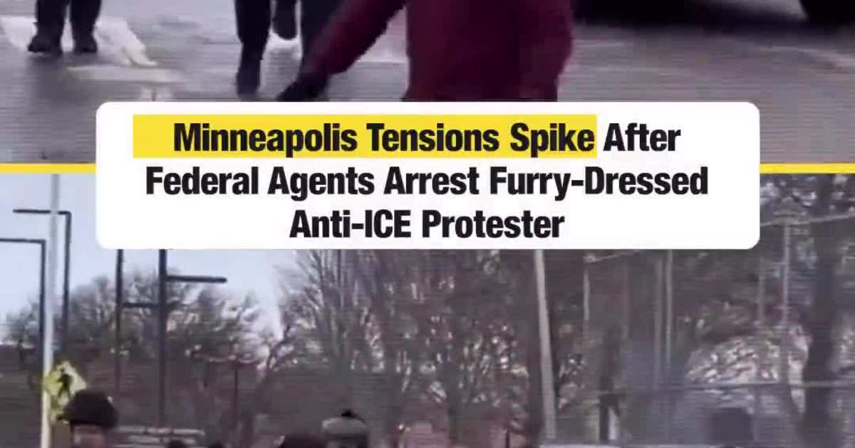 Minneapolis Tensions Spike After Federal Agents Arrest Furry-Dressed Anti-ICE Protester