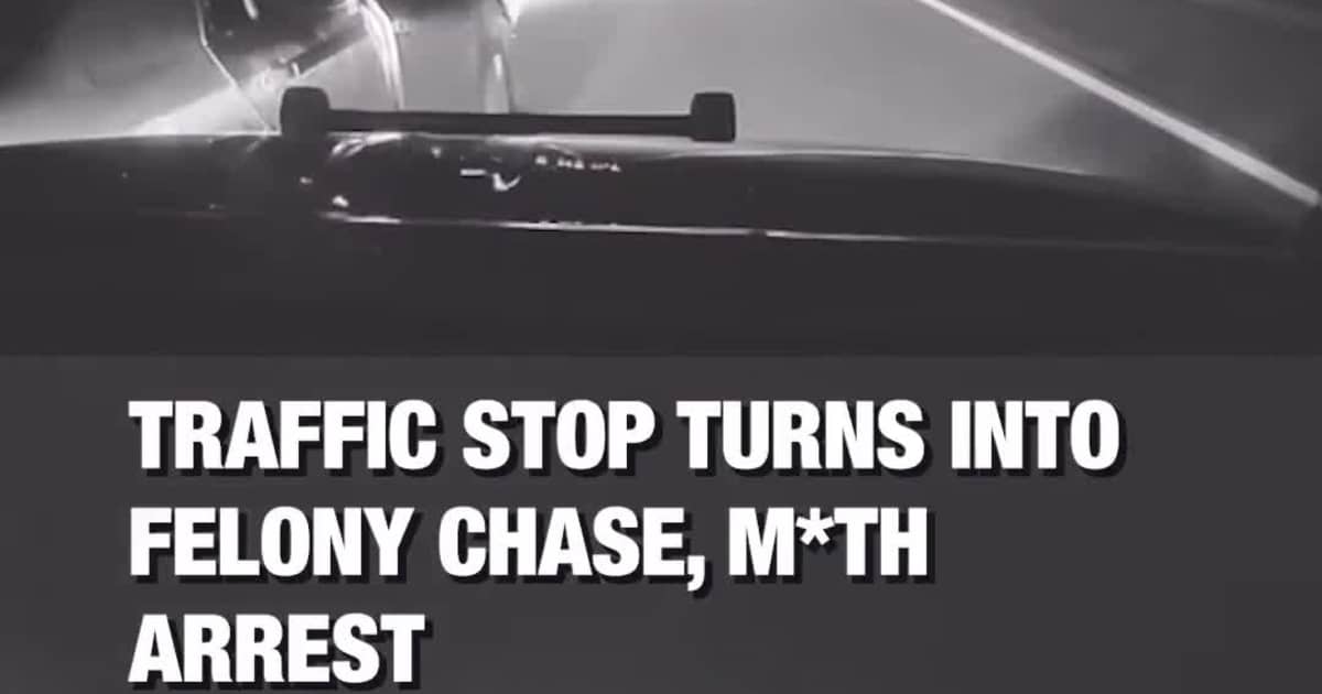 Traffic Stop Turns Into Felony Chase, Meth Arrest - MEAWW News