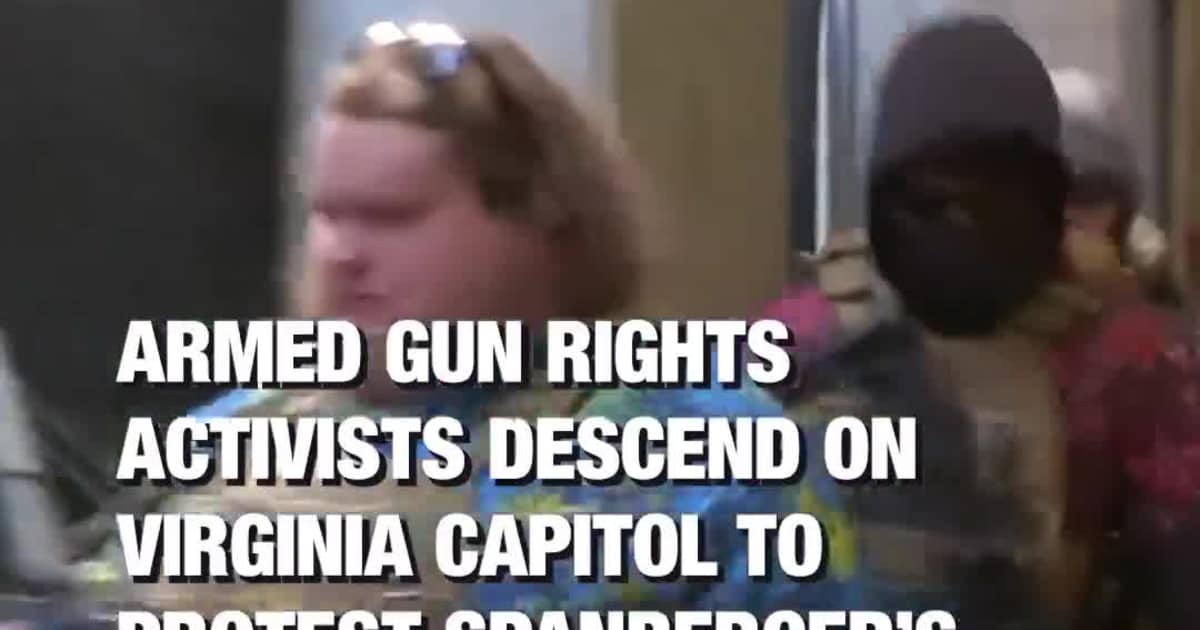 Armed Gun Rights Activists Descend on Virginia Capitol to Protest Spanberger’s Gun Agenda as Militia Returns in ‘Boogaloo’ Gear
