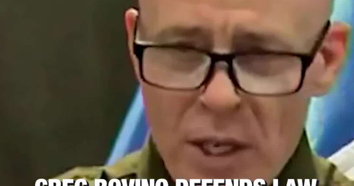 Greg Bovino Defends Law Enforcement, Warns That Weak Enforcement Fuels Crime