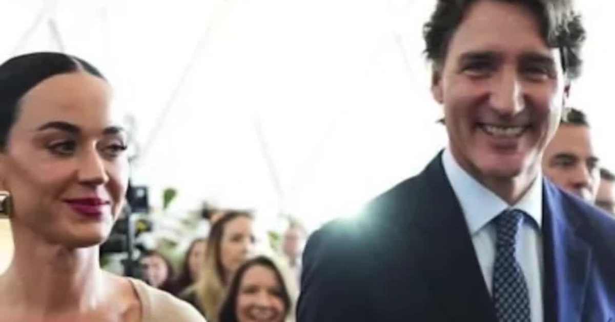 Katy Perry With Justin Trudeau at Davos