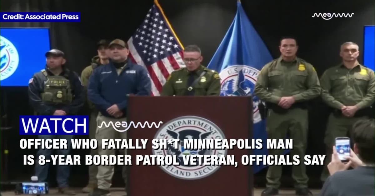 Officer Who Fatally Shot Minneapolis Man Is 8-Year Border Patrol Veteran, Officials Say