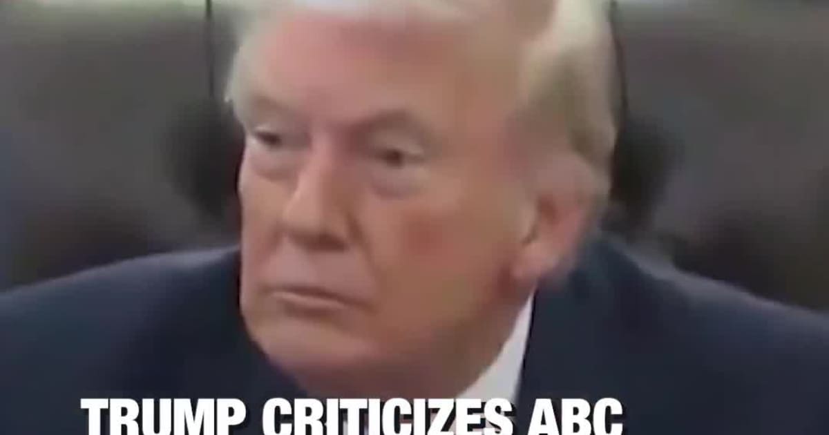 Trump criticizes ABC News reporter during exchange