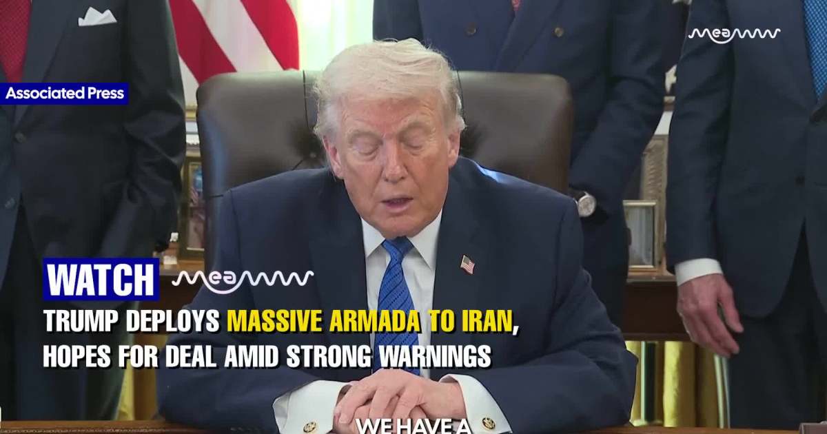 Trump Says U.S. Naval Armada Is Headed Toward Iran as He Pushes for a Deal