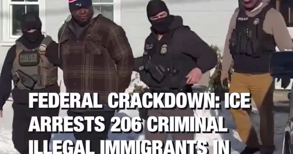 Federal Crackdown: ICE Arrests 206 Criminal Illegal Immigrants in Maine in Just 5 Days