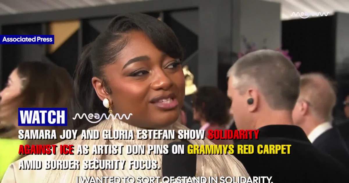 Samara Joy and Gloria Estefan show solidarity against ICE as artist don ...
